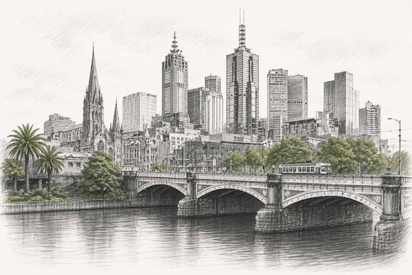 Melbourne skyline